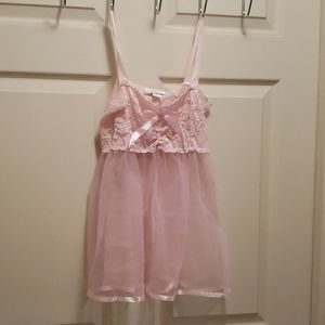 Elegant moments sheer pink cami